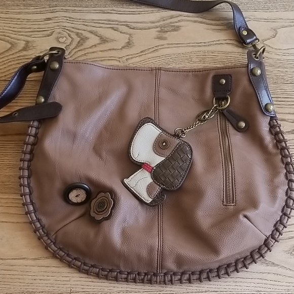 Chala Handbags - Chala Large Bag with Dog Coin Purse
